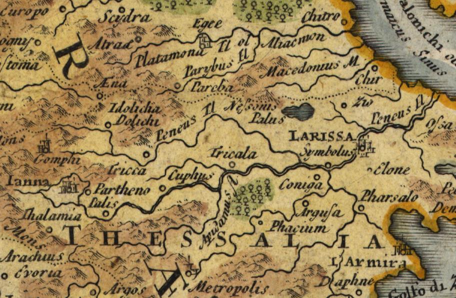 Χάρτης των κληρονόμων του Γερμανού χαρτογράφου J. B.