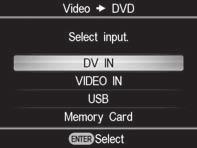 Χειροκίνητη Αντιγραφή Η λειτουργία αυτή σας επιτρέπει να πραγµατοποιήσετε εγγραφή βίντεο µε το DVDirect ενώ ελέγχετε την αναπαραγωγή χειροκίνητα από τη συνδεδεµένη συσκευή βίντεο.