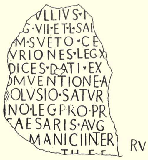 nu i tradicionalni način života unosili potpuno nove gospodarske i društvene promjene. Odlaskom legija s ovih prostora sigurnost i pacifikaciju provincije osiguravale su manje jedinice kohorte.