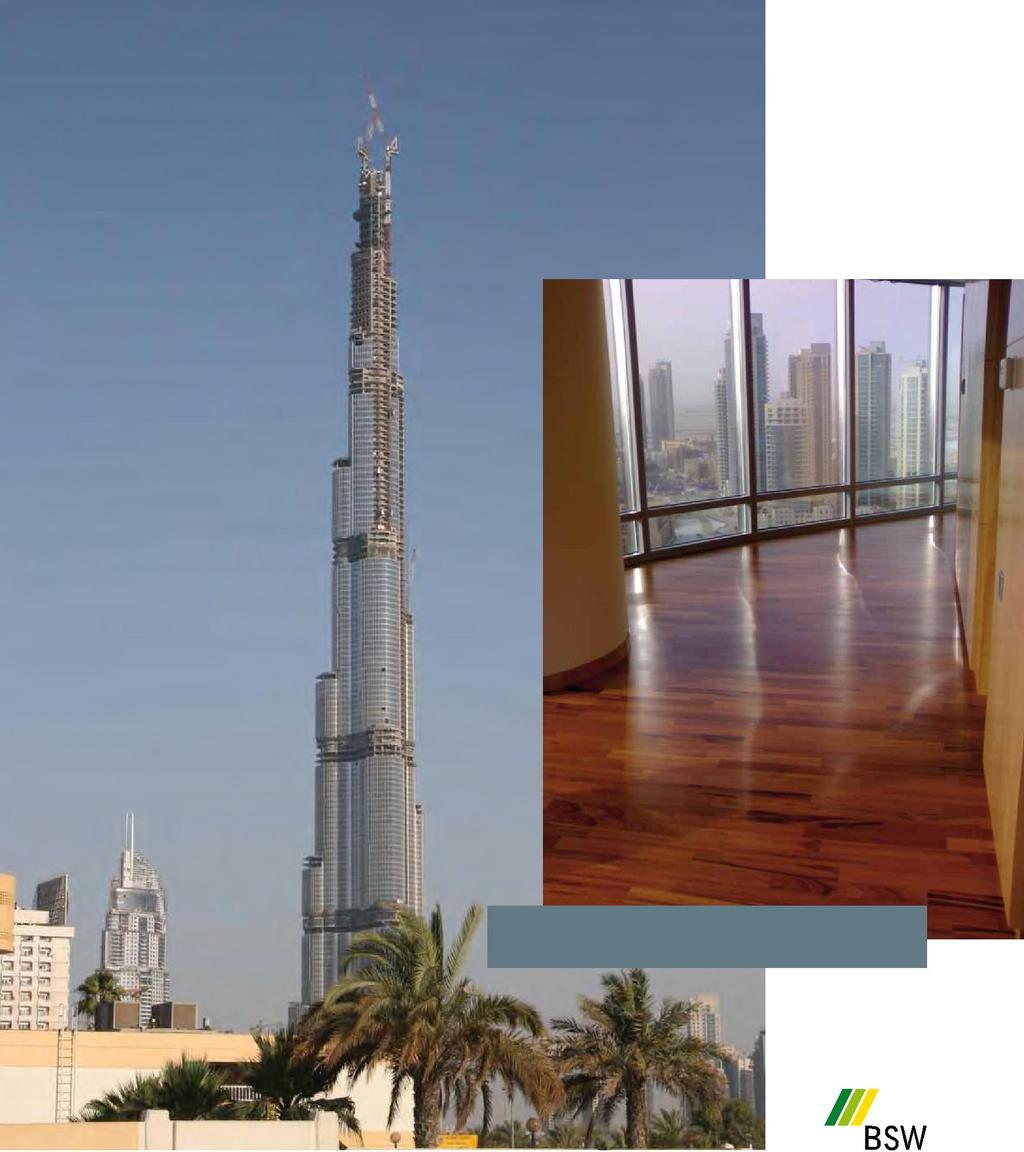 145 Burj Khalifa, Dubai: on üks paljudest hoonetest kus on kasutatud Regupol