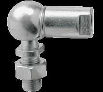 Articulations angulaires Ball joints ro ens with shank DIN 71802 SW 3) f B BS e h b c k A M 1 g AS SW 3) M 2 avec étrier à ressort 2) with spring clamping