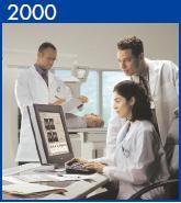2000: Ομάδα πυρηνικών ιατρών αξιολογεί το σπινθηρογράφημα ασθενούς. Α.