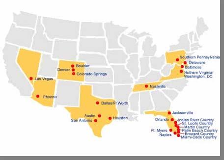 Technical Olympic USA Δραστηριότητες Πολιτείες στις