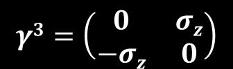 Forma comactă a aceste ecuaţii: i mi în care funcţia de undă este un bisinor cu 4