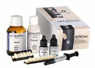 μεγέθους L, πολυμερές artdentine 35g, υγρό artdentine 50ml, artprime 3ml, artconnect 7ml, artopaque 3g. Διατίθεται μεμονωμένα στις αποχρώσεις: Α2, Α3, Α3.