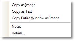 Ghidul utilizatorului pentru PicoS cope 6 6.2 43 Meniul Editare Locaţie: Bara de meniu > Editare Scop: oferă acces la funcțiile legate de clipboard şi de editare note Copiere Tip imagine.
