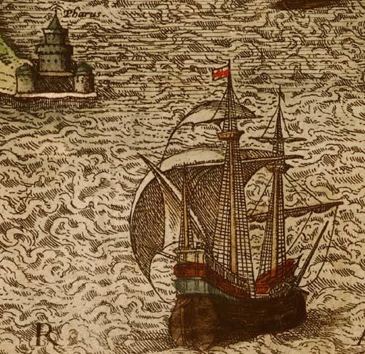 Ο Παπανικολής όμως κατόρθωσε, παρά τα πυκνά πυρά των κανονιών και τις προσπάθειες των ναυτών του πλοίου, να προσκολλήσει το πυρπολικό του στην πλώρη του πλοίου.