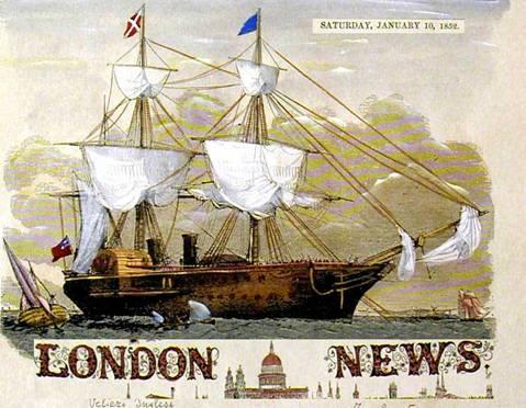 NEWS, Saturday January 10, 1852) Πλοίο του