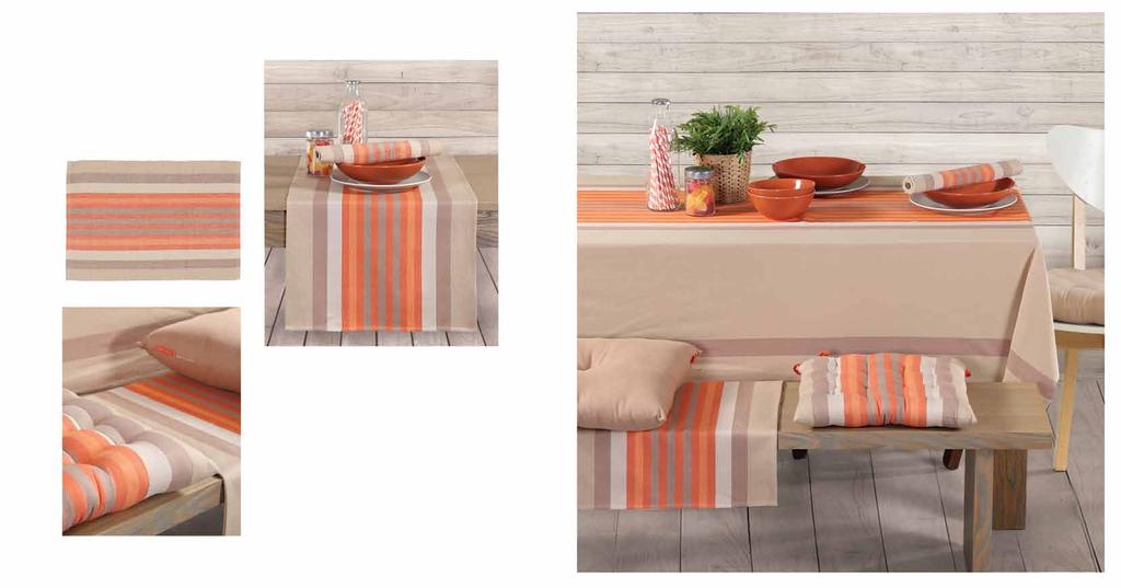 Rules - Beige/Orange Tραπεζομάντηλο, 140x140 Tραπεζομάντηλο, 140x180 Tραπεζομάντηλο, 140x240 Runner,