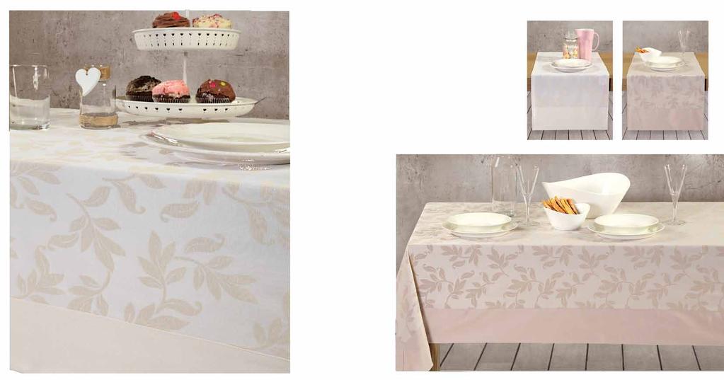 Ecru Ecru Beige Sonia Tραπεζομάντηλο, 160x260 Tραπεζομάντηλο, 160x300