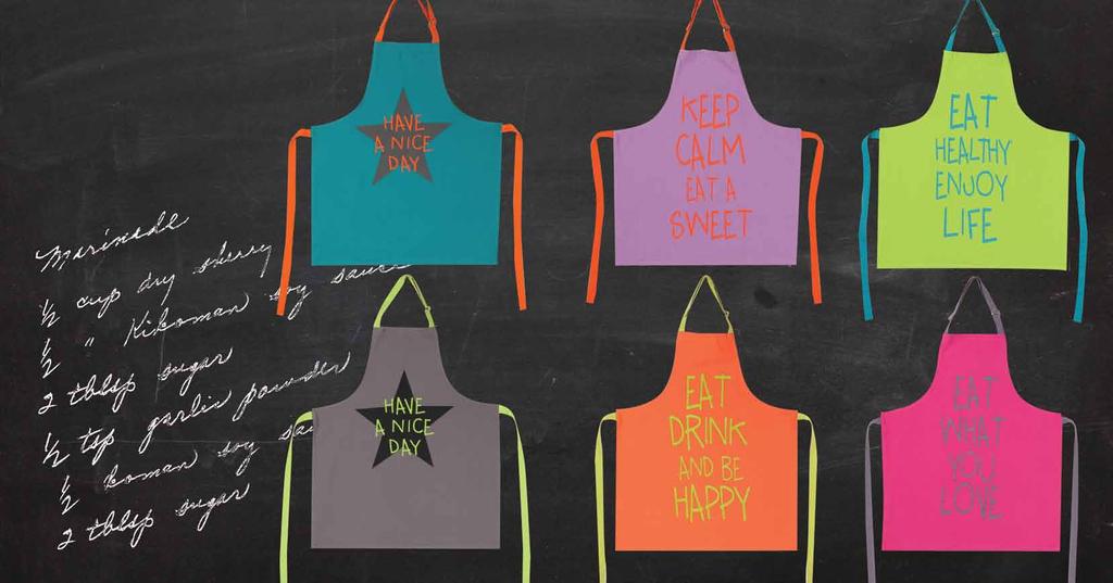 Kitchen Aprons Ποδιές κουζίνας με ρυθμιζόμενο κορδόνι, 60x80 12,50 100% βαμβάκι
