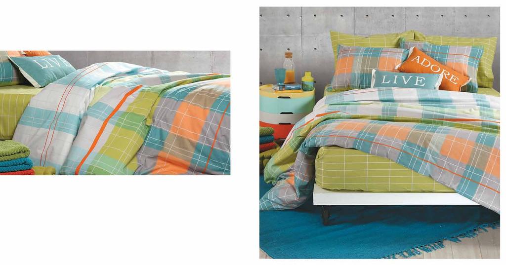 Smart line Varys - Green Σετ σεντόνια μονά: 2 σεντόνια 170x260 +1 μαξιλ/κη 52x72 Σετ σεντόνια διπλά: 2 σεντόνια 200x260 +2 μαξιλ/κες 52x72 Σετ σεντόνια