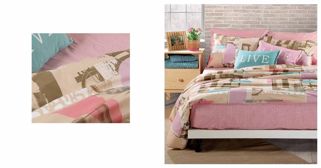 Smart line Broadway - Beige Σετ σεντόνια μονά: 2 σεντόνια 170x260 +1 μαξιλ/κη 52x72 Σετ σεντόνια διπλά: 2 σεντόνια 200x260 +2 μαξιλ/κες 52x72 Σετ σεντόνια υπ/πλα: 2 σεντόνια 240x260 +2 μαξιλ/κες