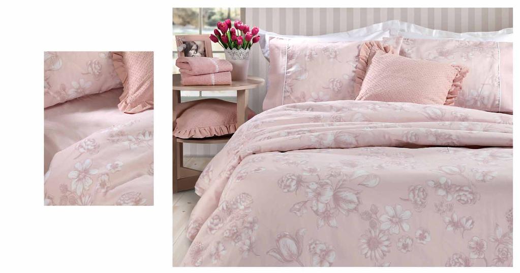 Premium Collection Salome Σετ σεντόνια υπ/πλα: 2 σεντόνια 240x270 +2 μαξιλ/κες 52x72 Σετ παπλ/θήκη υπ/πλη: 240x230 +2