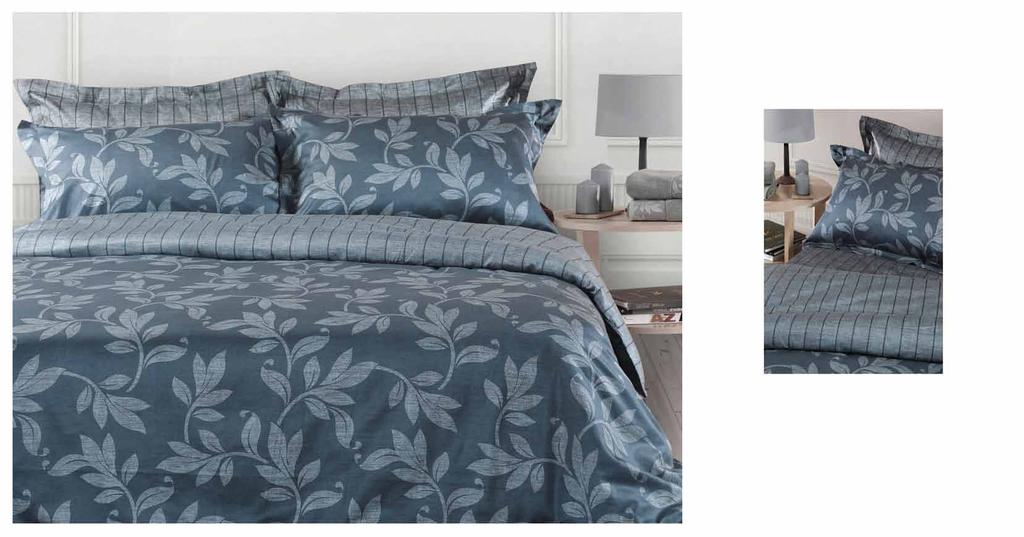 Premium Collection Lush - Anthracite Σετ σεντόνια υπ/πλα: 2 σεντόνια