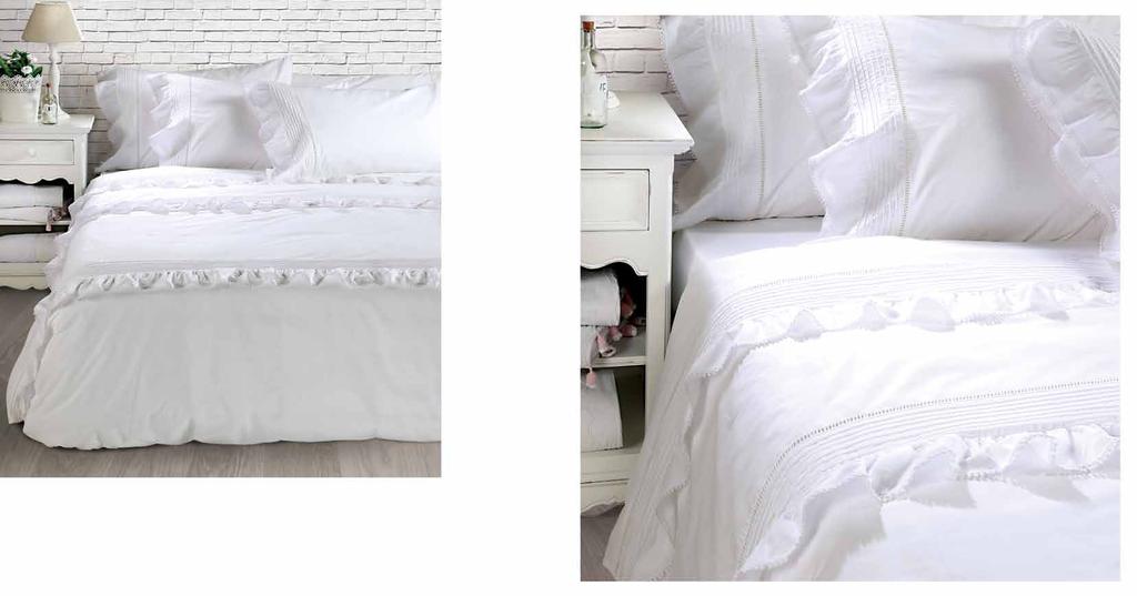 Premium Collection Korina Σετ σεντόνια υπ/πλα: 2 σεντόνια 240x260 +2 μαξιλ/κες 52x72 Σετ παπλ/θήκη υπ/πλη:
