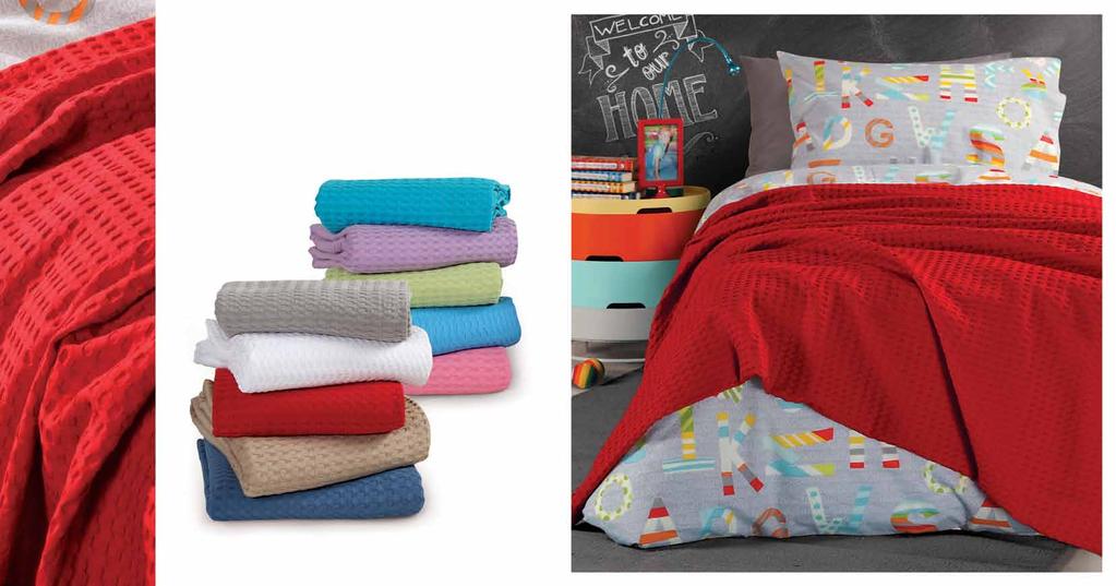 Blankets Golf Κουβέρτα πικέ μονή, 160x240 100% βαμβάκι 35,00