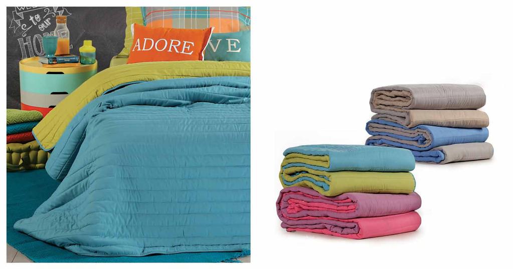 Couvre-lits B-Color Kουβρ-λί 2 όψεων μονό, 160x220 29,00 Ύφασμα: 100% microfiber