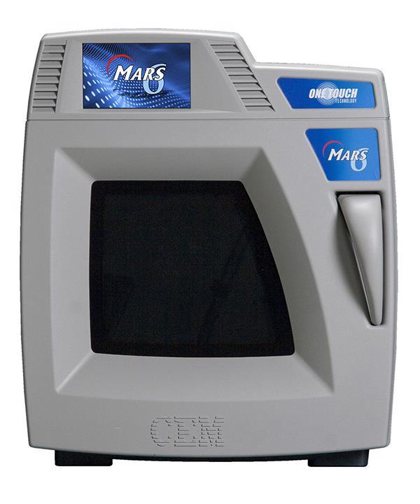 Ει 7: Φούρνος μικροκυμάτων τύπου MARS 6 Microwave Reaction System της εταιρείας CEM Corporation. Τα δείγματα χωνεύθηκαν με διαφορετική μέθοδο ανάλογα με τη φύση τους.