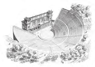 Εικ. 4 Αναπαράσταση του ελληνιστικού θεάτρου. Το θέατρο στα ελληνιστικά χρόνια (336-31 π.χ.) Στο τέλος του 4ου αι. π.χ. το θέατρο γνώρισε μεγάλη ακμή.
