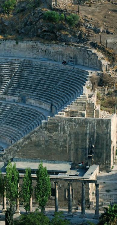 ΙΟΡΔΑΝΊΑ Εικ. 78 Το κοίλο του ρωμαϊκού θεάτρου του Αμμάν. Η πόλη που νίκησε το χρόνο Το Αμμάν (Amman), η σημερινή πρωτεύουσα της Ιορδανίας, είναι μια πόλη με πολύ μεγάλη ιστορία.