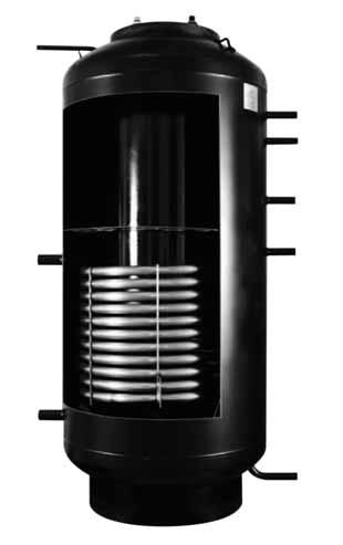 9.3 Rezervoare puffer neemailate pentru sisteme de încălzire centrală 9.3.1 Rezervoare de tip PSM/PSF/PSR de la 500 la 5000 litri Rezervoare puffer, pompe termice, sisteme dotate cu colector de