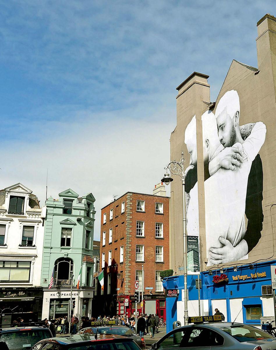 rex features Τοιχογραφία στο Δουβλίνο προωθεί την