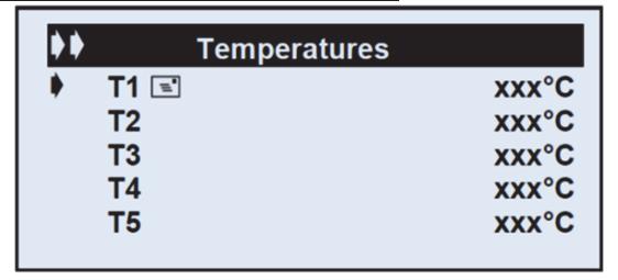 6 Μενού «Temperatures» (Θερμοκρασίες) Προσοχή Μονάδα επέκτασης MULTIPLEX Εάν απαιτείται ένα πιο πολύπλοκο σύστημα ή κύκλωμα θέρμανσης, ο εγκαταστάτης μπορεί να προσθέσει τον ελεγκτή multiplex για να