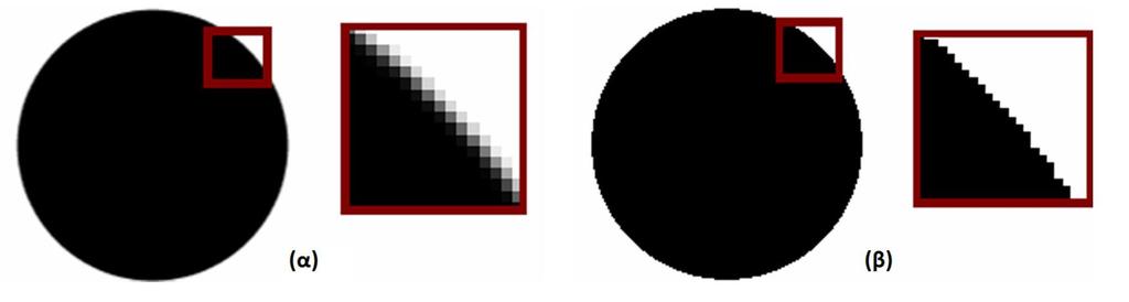 Τεχνική Anti-aliasing ü Eίναι η τεχνική εξομάλυνσης γραμμών, ώστε να εμφανίζονται ομαλές και χωρίς απότομες διαβαθμίσεις.