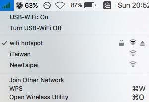 εργασίας Mac και επιλέξτε το δίκτυο Wi-Fi σας όπως συνήθως. 2.