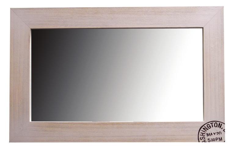 50-055-005 50-055-006 5205746867893 Καθρέπτης ξύλινος Wooden mirror Specchio in legno H50x80cm
