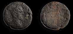 Персонификација провинције између бика и лава. терме, инв. бр. 247 R 29 mm; 15,83 gr, Kат. бр. 156 Kат. бр. 157 Kат.