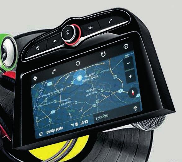 Χάρτες της Google στο Android Auto.