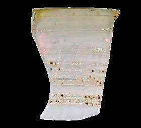 просторија b, Горњи град, 2006. година; Народни музеј Чачак, Ц 66/06. Фрагмент увученог обода и врата боце (?