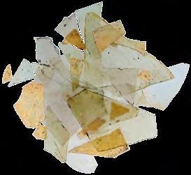 278. Прозорско стакло Стакло, ливење; димензије: од 1,1 x 0,4 x 0,1 cm до 11,9 х 10 х 0,2