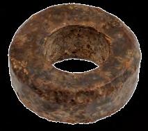 Пршљенак Олово, ливење, перфорирање; димензије: пречник 2,7 cm, висина 0,7 cm; Сонда 2/96 - проширење, Горњи град, 1997. година, Народни музеј Чачак, A II/535, Ц 142/97.