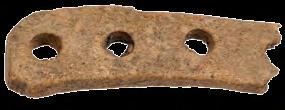 351. Део игле Кост (?), резање, глачање; димензије 2,4 х 0,2 cm; Базилика А - западни део северног брода, Западно подграђе (?), 1986. година; Народни музеј Чачак, Ц 16/86.