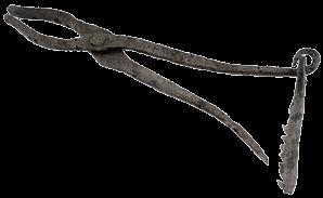 371. Клешта Гвожђе, ковање; димензије: 20,5 х 10,1 х 0,6 cm; Објекат VI - западни сегмент, Северно подграђе, 2008. година; Народни музеј Чачак, A II/435, Ц 173/08.