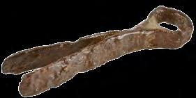 379. Стилус (?) Гвожђе, ковање, урезивање; димензије: дужина 14 cm, највећи пречник тела 0,6 cm; Сонда 1/15, Горњи град, 2016. година; Народни музеј Чачак, A II/374, Ц 80/16.