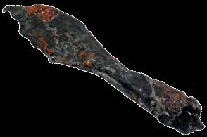 385. Врх стреле Гвожђе, ковање; димензије: 7,2 х 1,1 х 0,4 cm; Сонда 3/14, Горњи град, 2014. година; Народни музеј Чачак, A II/540, Ц 219/14.