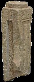 482. Стуб олтарске преграде Пешчар, клесање; димензије: 89,5 x 22 x 23cm; Базилика C - североисточни анекс, Северно подграђе, 1988. година; Народни музеј Чачак, A II/366, Ц 13 (картон бр. 40/88).
