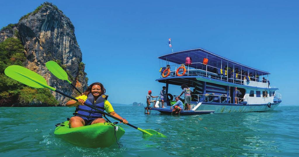 Phi Phi Islands By Speedboat ΝΗΣΙΑ ΠΙ ΠΙ ΑΠΑΡΑΜΙΛΛΗ ΦΥΣΙΚΗ ΟΜΟΡΦΙΑ Έναρξη: 09:00 Διάρκεια: 8 ώρες Ανακαλύψτε την απαράμιλλη φυσική ομορφιά αυτών των νησιών σε μια μοναδική περιήγηση με πλοιάριο.