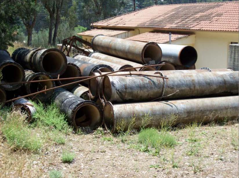 Εικόνα 15: Αγωγοί που έχουν αντικατασταθεί πρόσφατα στην εγκατάσταση. 3.7 Μονάδες υδροστροβίλων φράγματος Γλαύκου. Το φράγμα βρίσκεται σε υψόμετρο 183μ. κτίστηκε για πρώτη φορά το 1926.