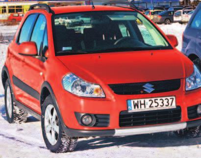 MAŽASIS TESTAS Techniniai duomenys Suzuki Toyota Modelis SX4 RAV4 Variklis (tipas, cilindrų sk./vožtuvai) benz. R4/16 benz. R4/16 Durų/sėdimų vietų sk.