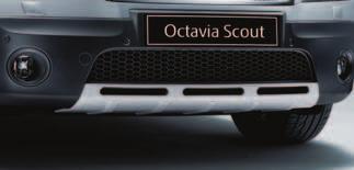 Octavia Scout suprojektuotas ne tik vaïinòti vie keliais, bet ir sunkiai pravaïiuojamais keliais.