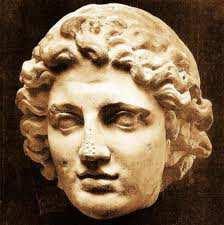 ΠΡΟΤΟΜΗ ΑΛΕΞΑΝ ΡΟΥ Προτοµή του Αλέξανδρου, κεφάλι µε ολόκληρο στήθος του έτους 300 π.χ., τµήµα από µαρµάρινο άγαλµα.