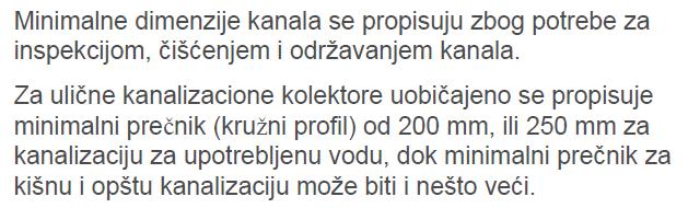 Određivanje dimenzija kolektora 14 Ograničenja iz