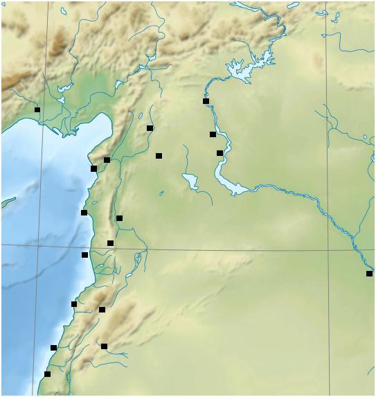FIGURE TWO: PLACES MENTIONED, SYRIA Kommagēnē P Cilicia X L G B A K O M C Sōphēnē H Phoenicia Q N D I E F J (Base map sourced from http://commons.wikimedia.