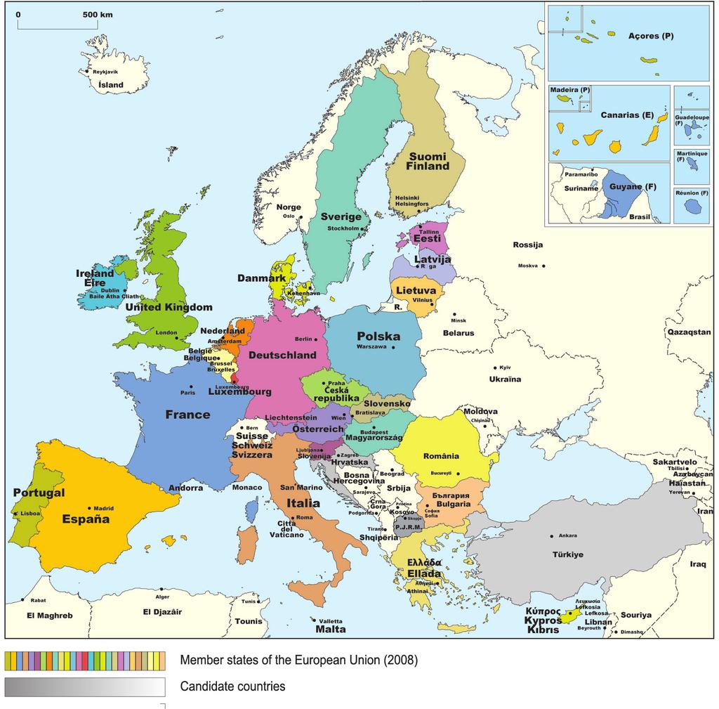 Uniunea Europeană Statele membre ale