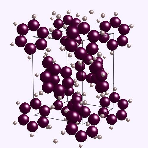 100 Structure 98 Prototype: C 6 H 6 SBS/PS: /op48 SG # 61: Pbca (D 15 2h ) Lattice parameters: a = 0.744, b = 0.955, c = 0.